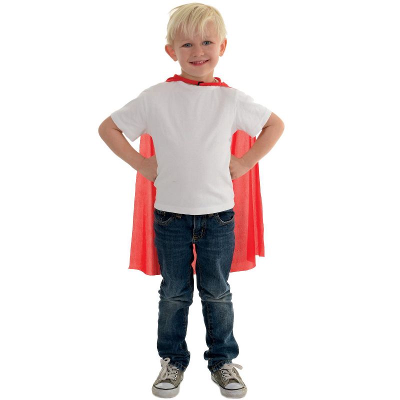 Underwraps Costumes Red Superhero Cape, 1 of 2