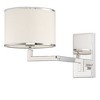 Crystorama Lighting Madison 1 - Light Swing Arm Lamp in  Polished Nickel - 3 of 3
