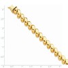Black Bow Jewelry 10mm 14k Yellow Gold Hollow San Marco Chain Necklace 17 Inch - 3 of 4