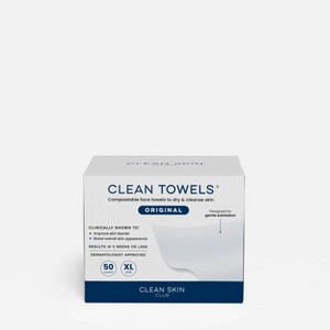 Clean Skin Club Disposable Face Towel for Improved Skin - XL - 50ct - 1 of 4