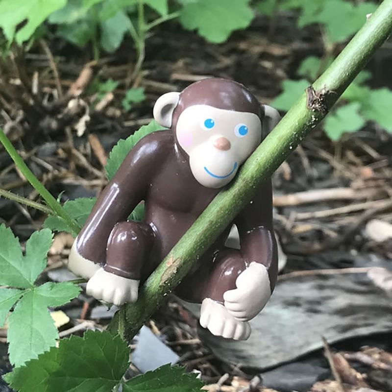 HABA Little Friends Monkey - Chunky Plastic Zoo Animal Toy Figure (2.5" Tall), 4 of 6