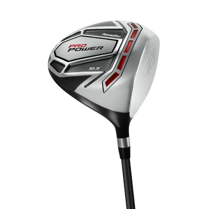 PowerBilt Pro Power Golf Set w/ Driver, Wood, Irons, Putter, Bag - Steel +1, 2 of 9