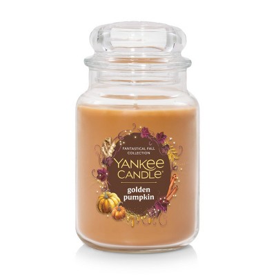 Original Large Jar Golden Pumpkin Candle 22oz - Yankee Candle