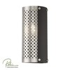 George Kovacs Lighting Noho 2 - Light Sconce in  Brushed Nickel/Sand Coal - 4 of 4
