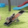 PawHut Wooden Dog Agility Seesaw for Training and Exercise, Platform Equipment Run Game Toy Weather Resistant Pet Supplies - 3 of 4
