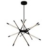 CWI Lighting Oskil LED Integrated Chandelier With Black Finish - 2 of 4