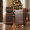 Polibi 3‑Piece Hardshell Luggage Set with Cosmetic Case & Spinner Suitcases - 2 of 4