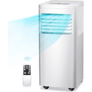 R.W.FLAME 10,000 BTU Portable Air Conditioner with Remote Control, 3-in-1 Air Conditioner with Digital Display, 24H Timer, Installation Kit for Home - 1 of 4