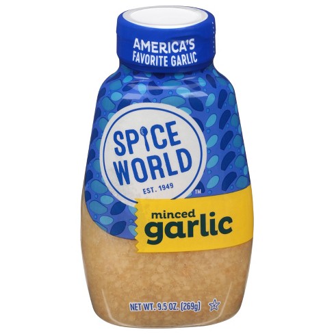 Spice World Premium Minced Squeeze Garlic - 9.5oz : Target