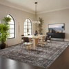 Living Room Rug, Washable Vintage Floral Low Pile Non Slip Carpet for Bedroom, Dining Room, Office, Farmhouse Rug - 2 of 4