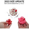 4E's Novelty Valentine's Day Rubber Ducks (24 Pack) - Heart-Themed Duckies, Classroom Gifts & Party Favors - 4 of 4