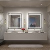 Apmir Super Bright Front & Back LED Lighted Anti-Fog Aluminum Alloy Framed Tempered Glass Bathroom/Vanity Mirror with ETL & 3-Year Warranty - 3 of 4