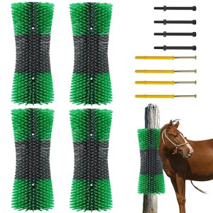 Livestock Scratching Brush, Horse Brushes for Grooming, Itch Relief Horse Scratcher Brushes Kit - 1 of 4