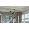 Urban Ambiance Luxury Mid Century Modern  Indoor Ceiling Fan,  13.1"H x 60"W,  Brushed Nickel, UHP9041 - 3 of 4