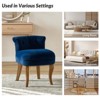 Serena Vanity Stool With Tufted Backrest | HULALA¬†HOME - 4 of 4