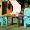 WestinTrends Malibu Kids Outdoor Patio Furniture HDPE 38" Wide Round Dining Table - 2 of 4