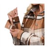 Women's Yarn Dyed Plaid Shacket - ZENANA - 3 of 3