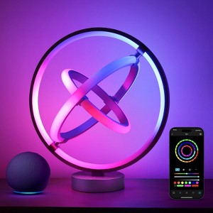Lepro TB AI Smart Table Lamp, LightBeats Music Sync, Alexa Google Compatible, 2.4 GHz Wifi/ Bluetooth, Color Changing Modern Desk Lamp for Home Decor - 1 of 4