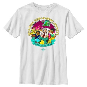 Boy's Disney Strange World Avalonia Geographic Society Venture Beyond Group T-Shirt - 1 of 4