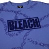 Bleach Soul Chain Pattern Crew Neck Long Sleeve Blue Men’s Sweatshirt - 2 of 2