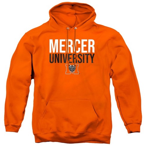 Campus Lab Mercer University Official Stacked Adult Pull over Hoodie Orange 2x large Target