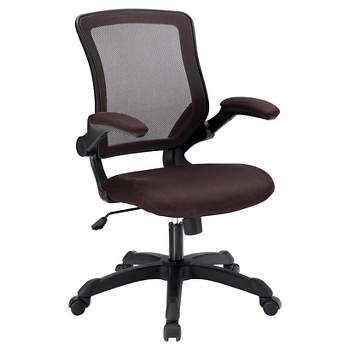 Veer Vinyl Office Chair Dark Brown - Modway
