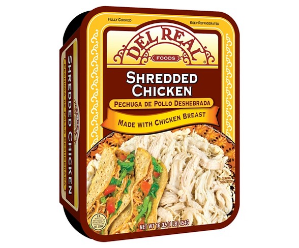 Del Real Foods Shredded Chicken - 16oz