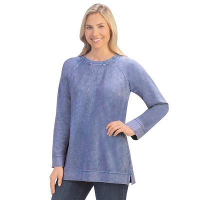 Collections Etc Color Washed Pullover