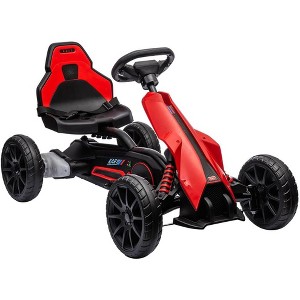 Electric Go Kart for Toddlers,12V Drift Kart with 7Ah Battery, Adjustable Seat, High/Low Safety Speed Max 2.8MPH for Child, Max Load 66lbs - 1 of 4