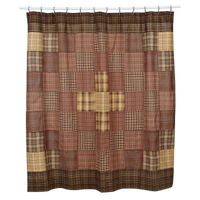 Prescott Shower Curtain Unlined 72x72 VHC Brands