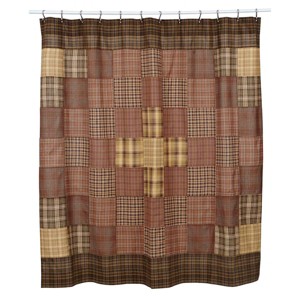 Prescott Shower Curtain Unlined 72x72 VHC Brands - 1 of 4