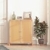 Modern Cabinet With  Doors and Adjustable Shelves,Mid-Century Kitchen Cabinet,Rattan Storage Cabinets,Dining Room Furniture-Maison Boucle - 3 of 4