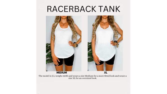 Simply Sage Market Women's Excuses Don't Burn Calories Racerback Tank, 2 of 5, play video