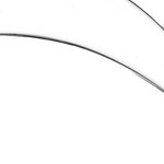 clear with silver hook