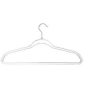 DEILSY Durable Non-Velvet Plastic Hangers, Slim and Space Saving - 1 of 4
