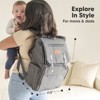 KeaBabies Explorer Diaper Bag Backpack, Large Diaper Bags for Girl, Boy, Baby Diaper Backpack with Changing Pad - 4 of 4