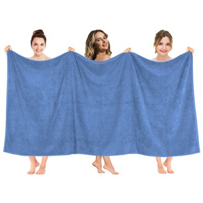 American Soft Linen 100% Cotton Turkish Oversized Bath Towel Sheet, 40x80 inches Extra Large Bath Towel Sheet
