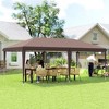 10' x 19.2' Outdoor Gazebo Pop Up Canopy Party Tent with Carrying Bag - 2 of 4