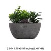 Unique Bargains Artificial Plants Plastic Blue Green 5.91"x1.18"x5.91" 1Pcs - 3 of 4