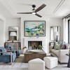 Parrot Uncle 56" Black Farmhouse LED Ceiling Fan with Remote and Light - 2 of 4