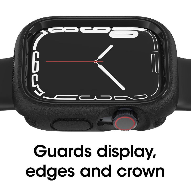OtterBox Apple Watch Series 9/8/7 45mm Exo Edge Bumper Case - Black, 5 of 6