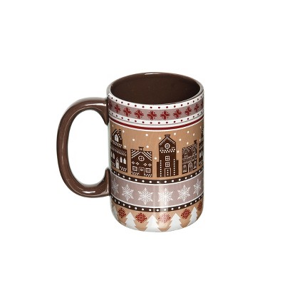 C&F Home Nordic Village Christmas Mug