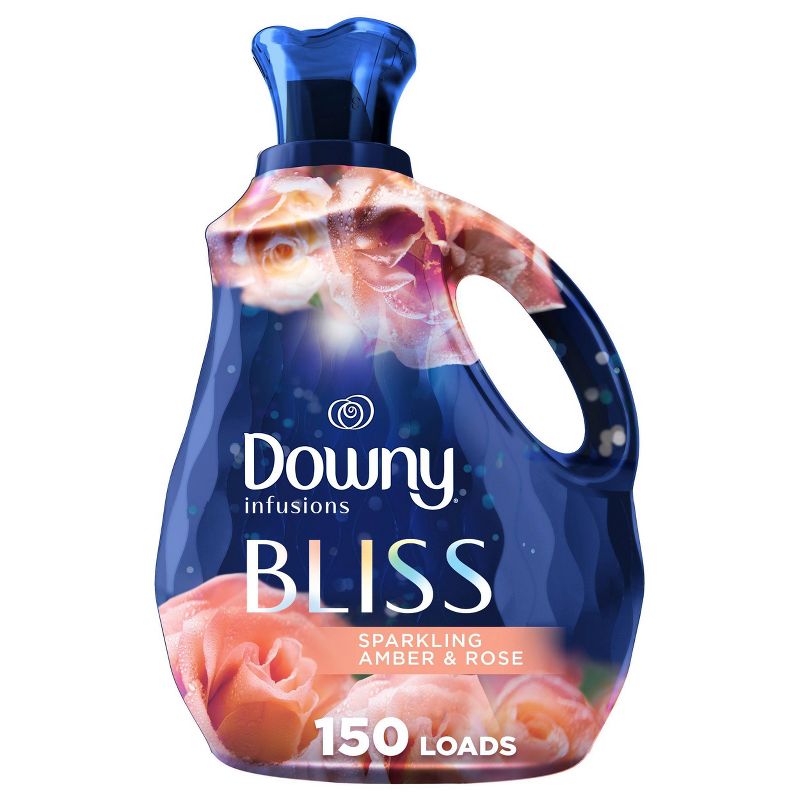 Downy Infusions Bliss Sparkling Amber & Rose Scent Liquid Fabric Softener, 1 of 12