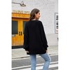 Womens Oversized Sweater Lantern Sleeve Sweater 2025 Fall Outfits Trendy Crew Neck Loose Fit Below Hip Sweater Winter Warm Tops Basic Jumper - 2 of 4