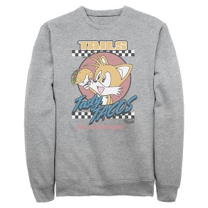 Mens Sonic the Hedgehog Tails Tasty Tacos Sweatshirt - 1 of 4