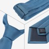 INSPIRE CHIC Men's Solid Color Classic Textured Neck Ties for Formal - 3 of 4