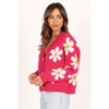 Petal and Pup Daisy Cardigan - Orchid S/M - 2 of 4