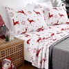 Christmas Duvet Cover, Soft Brushed Microfiber Comforter Cover Sets, Printed Holiday Theme Bedroom Decorative Bedding - 2 of 4