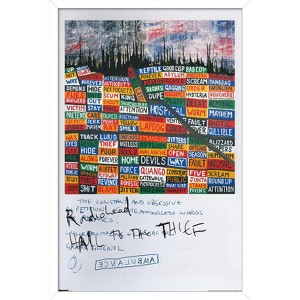 Trends International Radiohead - Hail to the Thief Scribble Framed Wall Poster Prints - 1 of 4