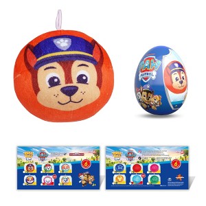 Miraball Bibi Paw Patrol - Surprise Egg Capsule with Memory Foam Expandable Plush Toy – 3.7" (9.5cm) Soft Collectible with Hidden Surprises - 1 of 4